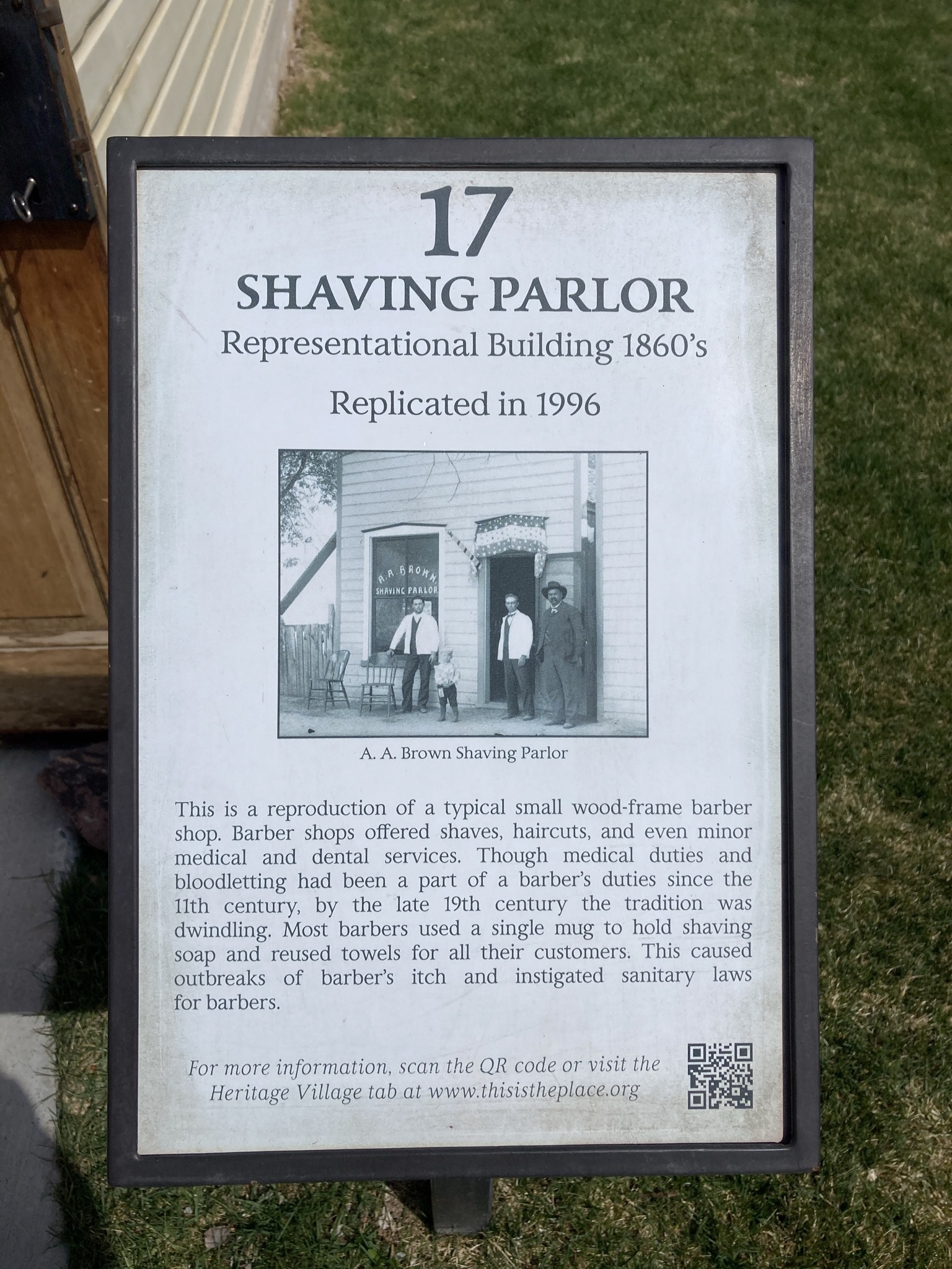 Shaving Parlor Marker