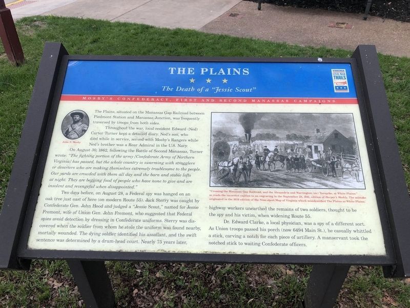 The Plains Marker image. Click for full size.