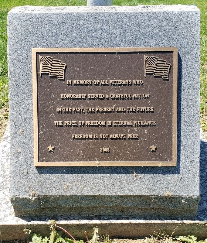 Veterans Memorial. Click for full size. Veterans Memorial image. Click for full size.