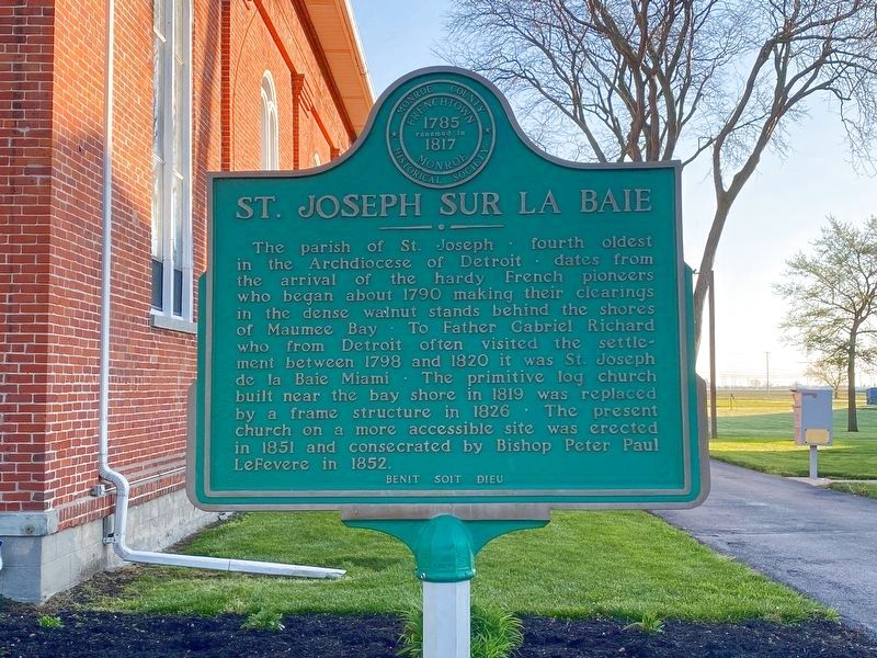 St. Joseph Sur La Baie Marker image. Click for full size.