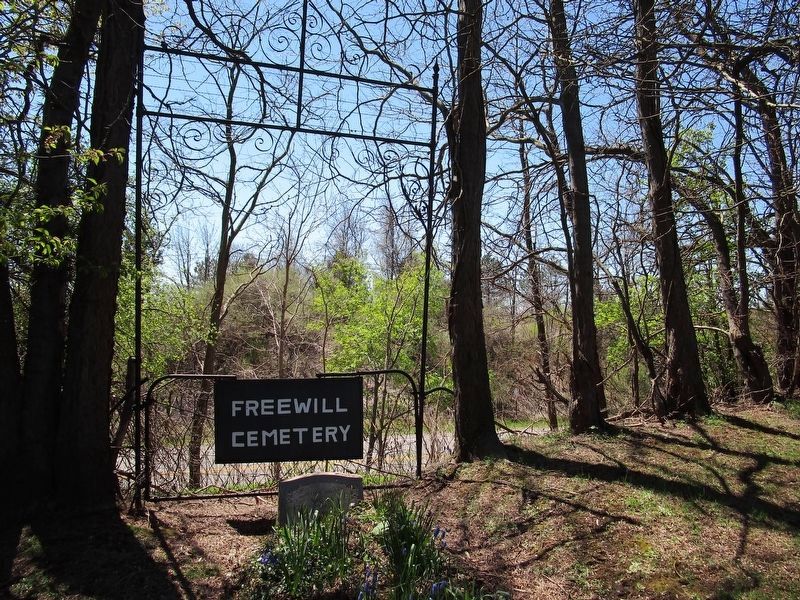 Freewill Cemetery image. Click for full size.
