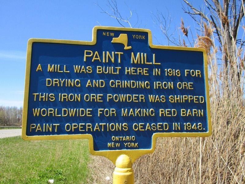Paint Mill Marker. Click for full size. Paint Mill Marker image. Click for full size.