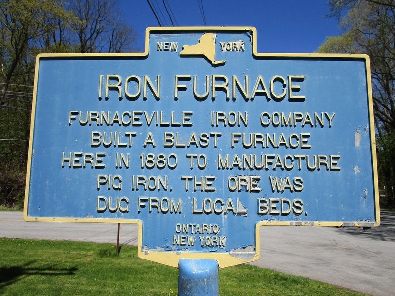 Iron Furnace Marker. Click for full size. Iron Furnace Marker image. Click for full size.