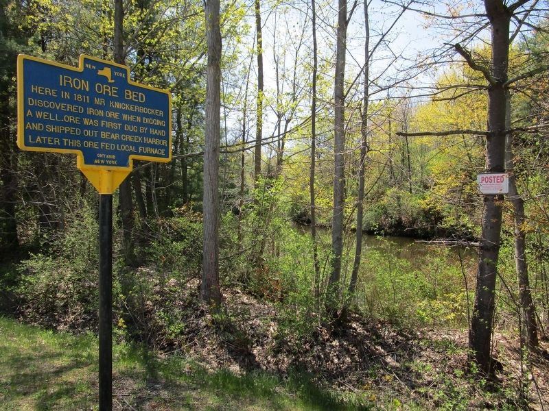 Iron Ore Bed Marker. Click for full size. Iron Ore Bed Marker image. Click for full size.