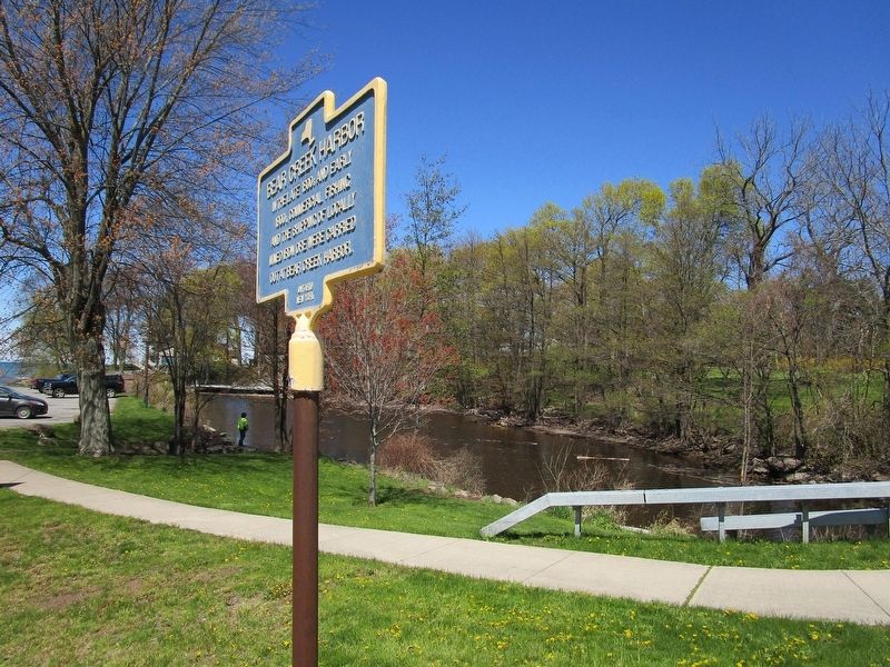 Bear Creek Harbor & Marker. Click for full size. Bear Creek Harbor & Marker image. Click for full size.