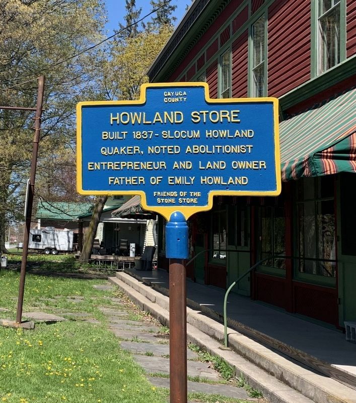 Howland Store Marker image. Click for full size.