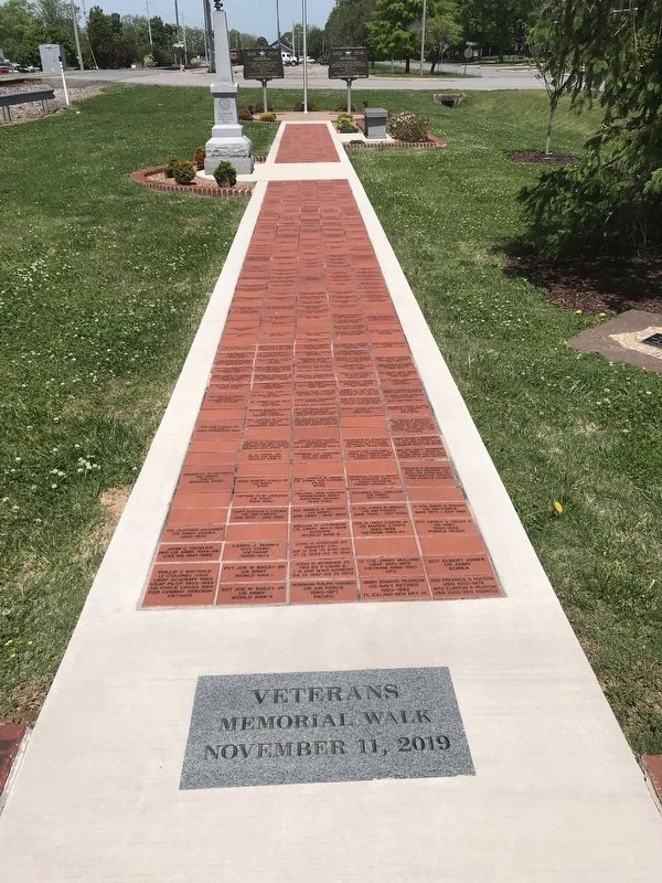 Tullahoma Veterans Memorial Walk Marker image. Click for full size.