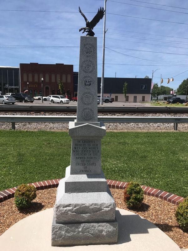 Tullahoma Veterans Memorial Marker image. Click for full size.