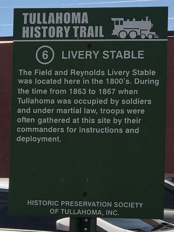 Livery Stable Marker image. Click for full size.