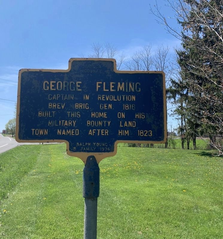 George Fleming Marker. Click for full size. George Fleming Marker image. Click for full size.