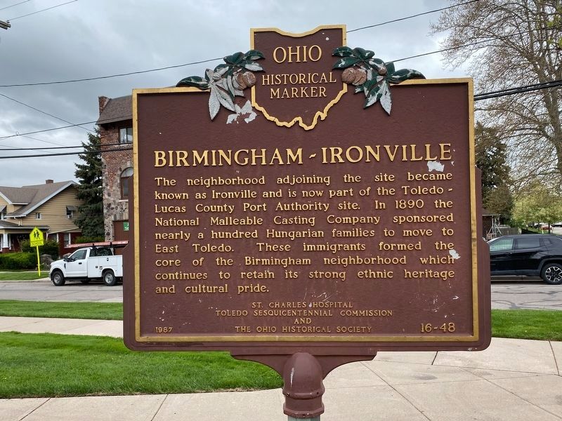 Birmingham - Ironville Marker reverse. Click for full size. Birmingham - Ironville Marker reverse image. Click for full size.