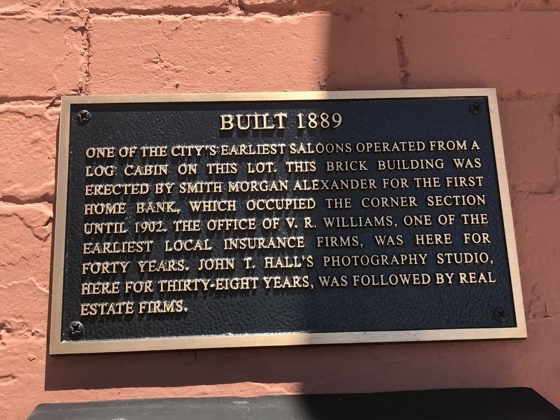 Built 1889 Marker image. Click for full size.