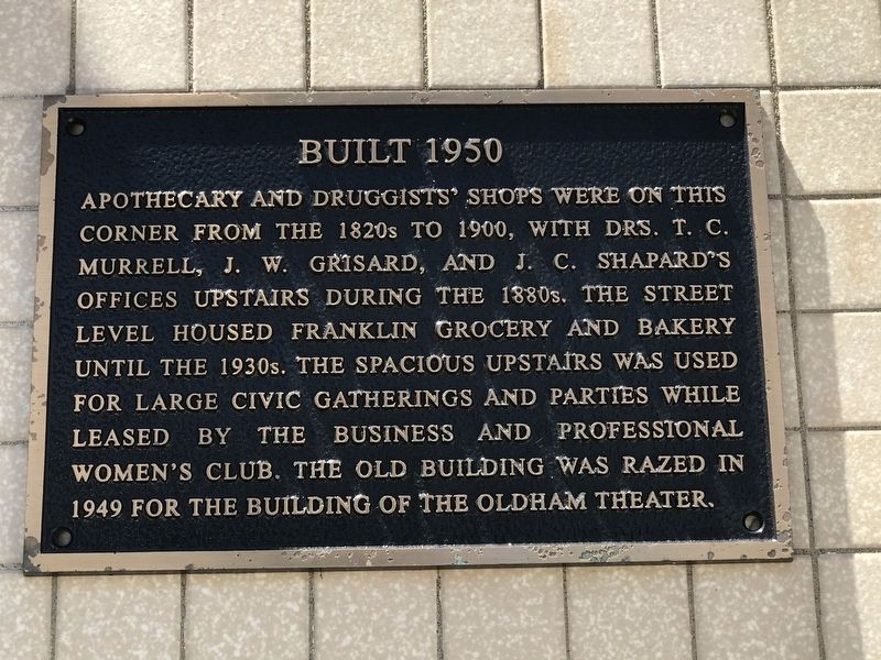 Built 1950 Marker. Click for full size. Built 1950 Marker image. Click for full size.