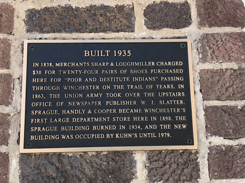 Built 1935 Marker image. Click for full size.