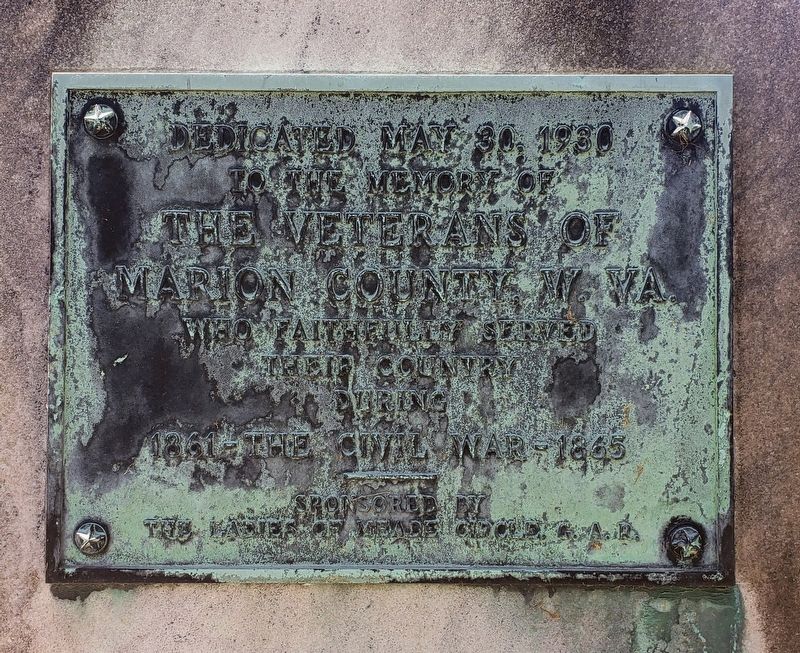 Civil War Plaque. Click for full size. Civil War Plaque image. Click for full size.