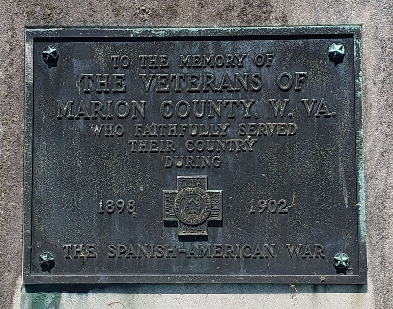 Spanish American War Plaque. Click for full size. Spanish American War Plaque image. Click for full size.