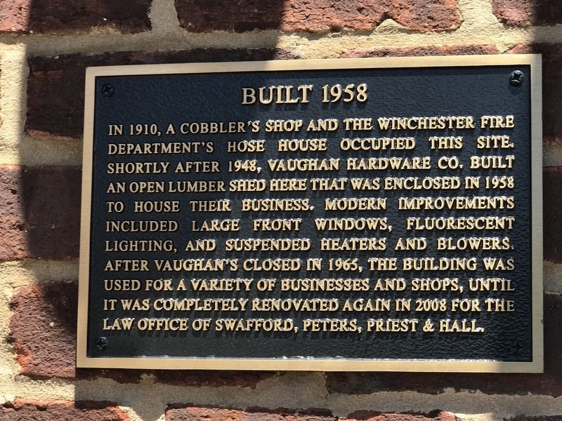 Built 1958 Marker image. Click for full size.