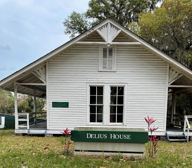 Delius House Marker. Click for full size. Delius House Marker image. Click for full size.