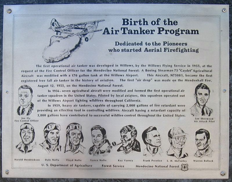Birth of the Air Tanker Program Marker image. Click for full size.
