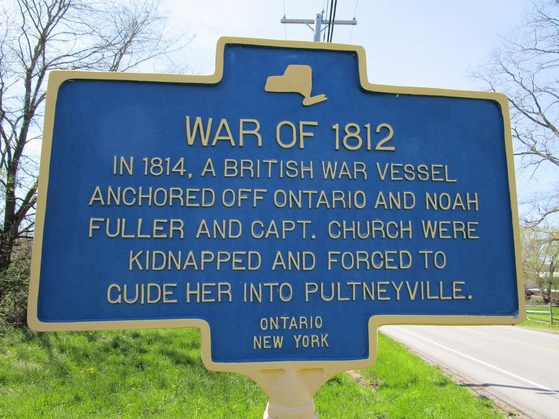 War of 1812 Marker image. Click for full size.