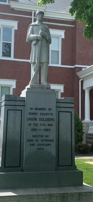 In Memory of Perry County Union Soldiers Marker. Click for full size. In Memory of Perry County Union Soldiers Marker image. Click for full size.