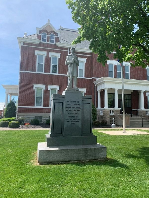 In Memory of Perry County Union Soldiers Marker. Click for full size. In Memory of Perry County Union Soldiers Marker image. Click for full size.