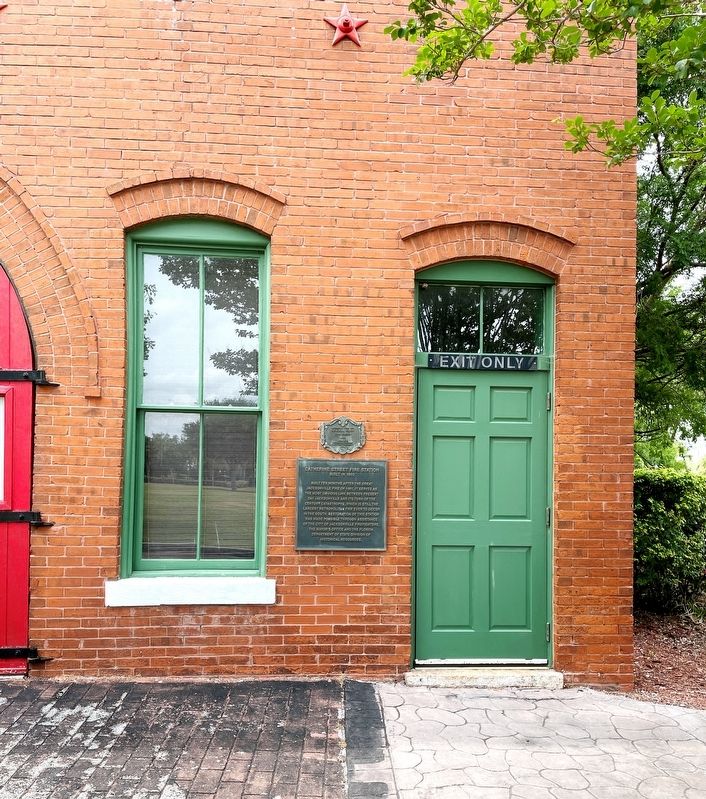 Catherine Street Fire Station Marker image. Click for full size.