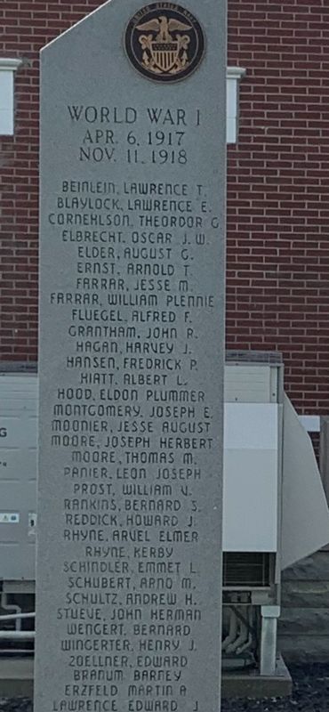 In Honor of those who served in the Military Forces of America Marker image. Click for full size.