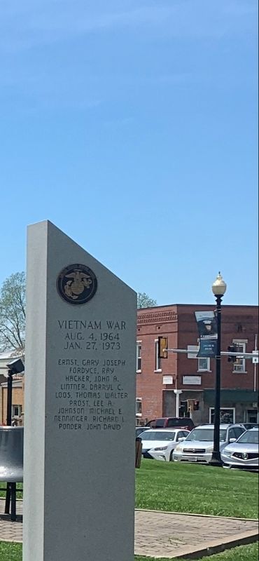 In Honor of those who served in the Military Forces of America Marker image. Click for full size.