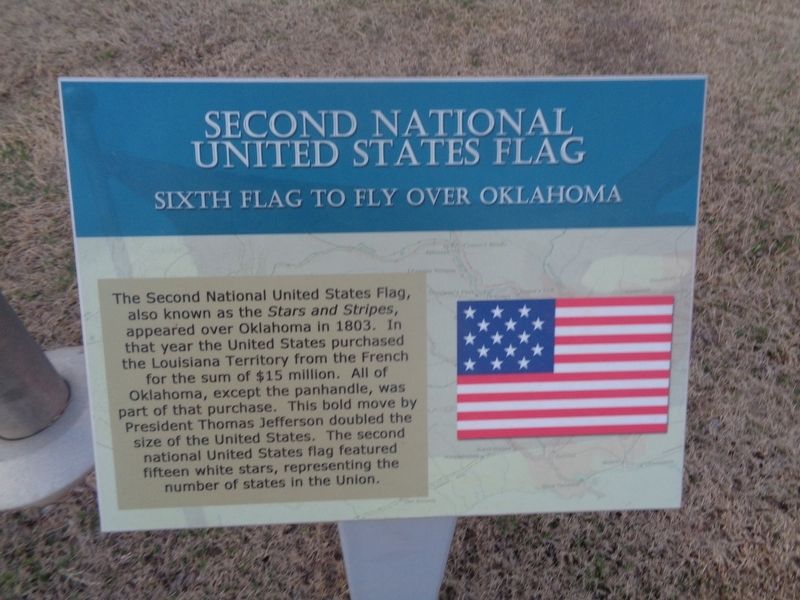 Second National United States Flag Marker image. Click for full size.