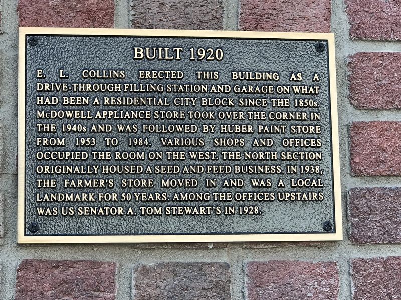 Built 1920 Marker image. Click for full size.