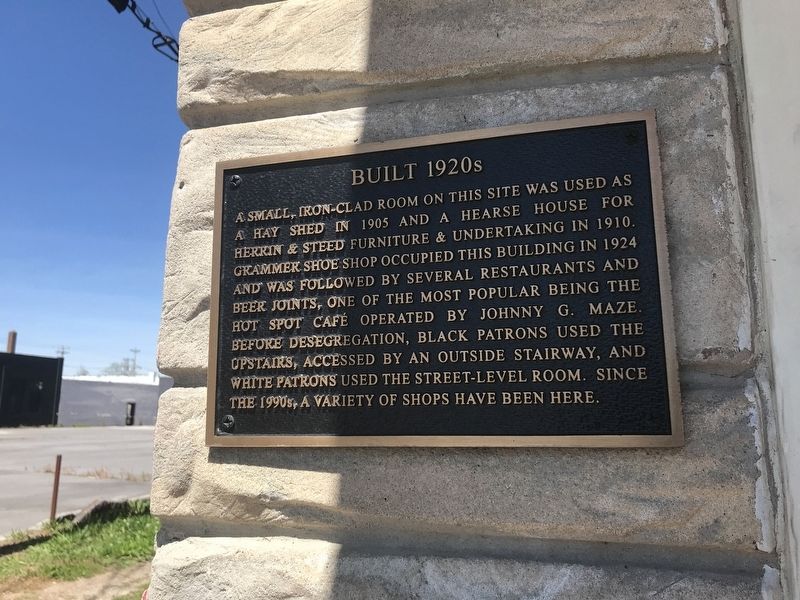 Built 1920s Marker. Click for full size. Built 1920s Marker image. Click for full size.