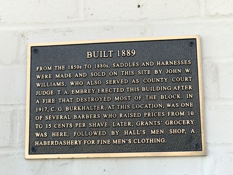Built 1889 Marker image. Click for full size.