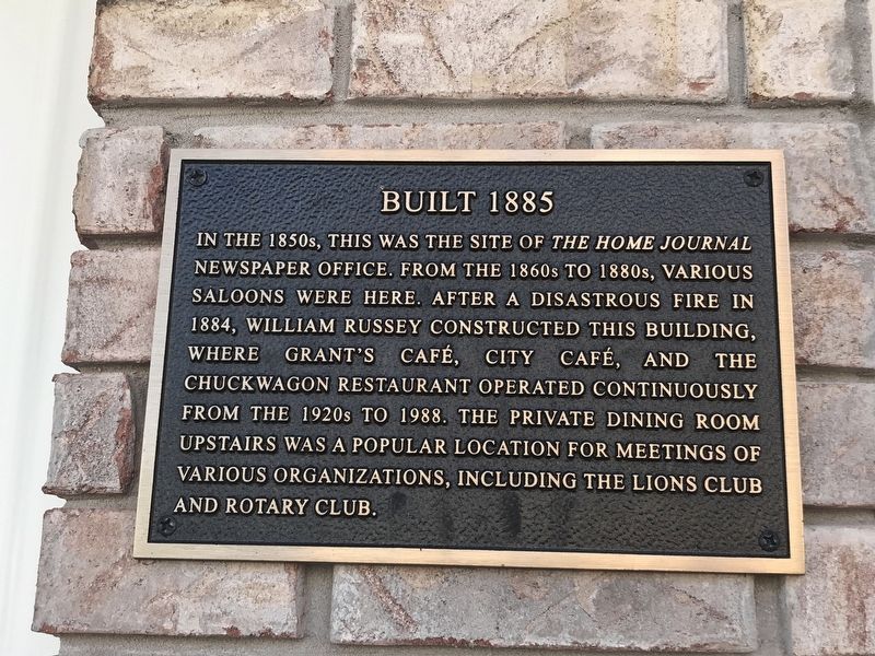 Built 1885 Marker image. Click for full size.