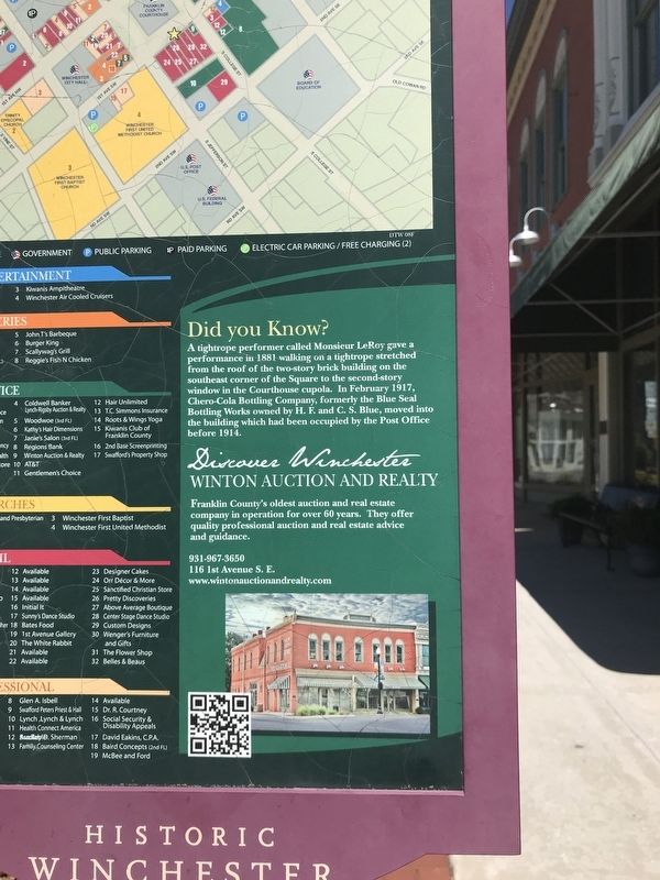 Did You Know? / Franklin County Courthouse Marker (Side A) image. Click for full size.