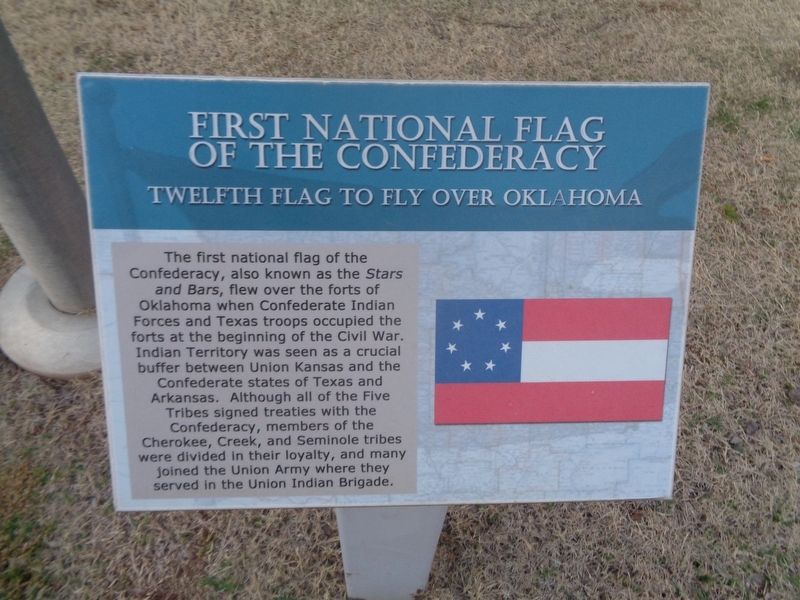 First National Flag of the Confederacy Marker image. Click for full size.