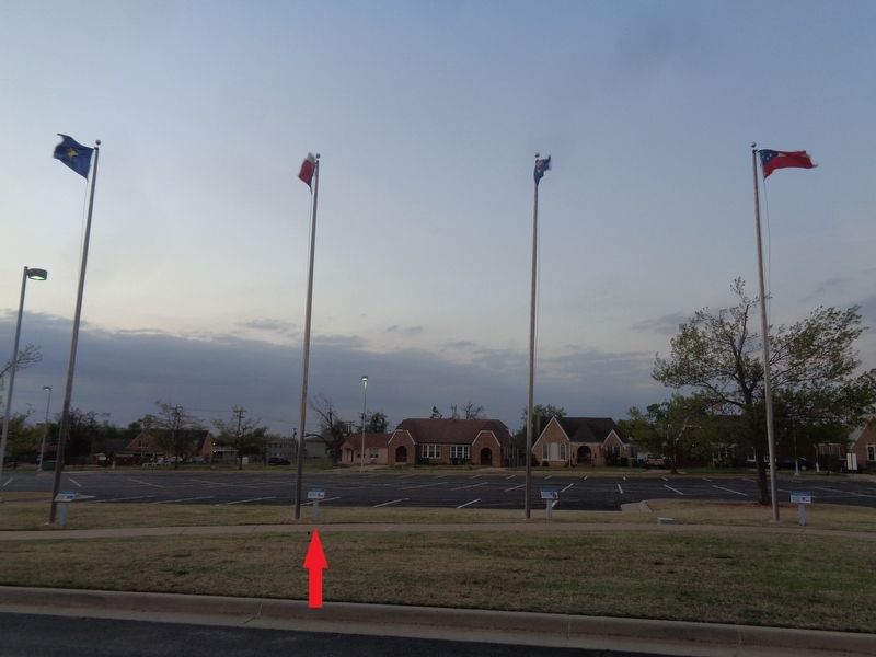 Second Flag of the Republic of Texas Marker. Click for full size. Second Flag of the Republic of Texas Marker image. Click for full size.