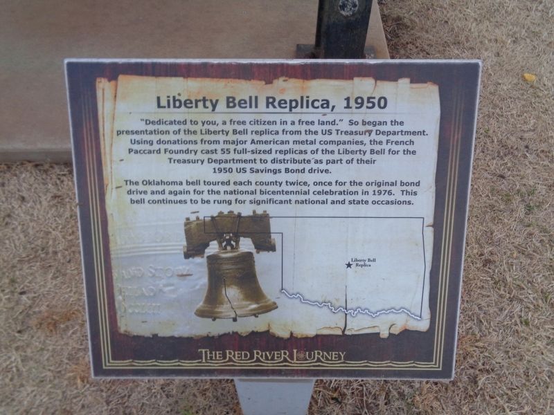 Liberty Bell Replica, 1950 Marker image. Click for full size.