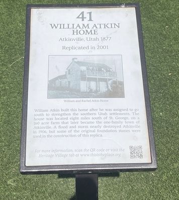 William Atkin Home Marker image. Click for full size.