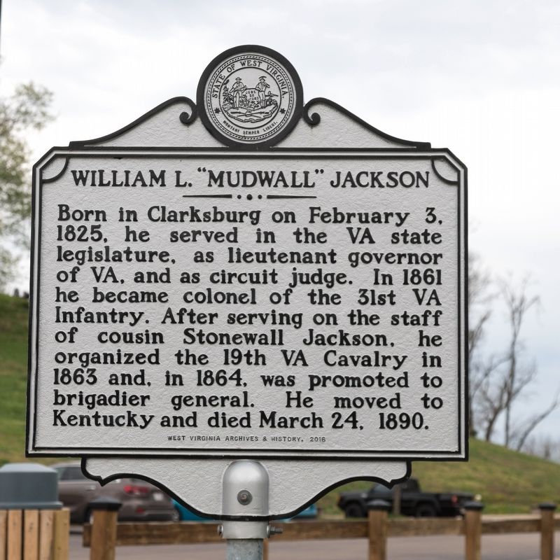 William L. “Mudwall” Jackson Marker image. Click for full size.