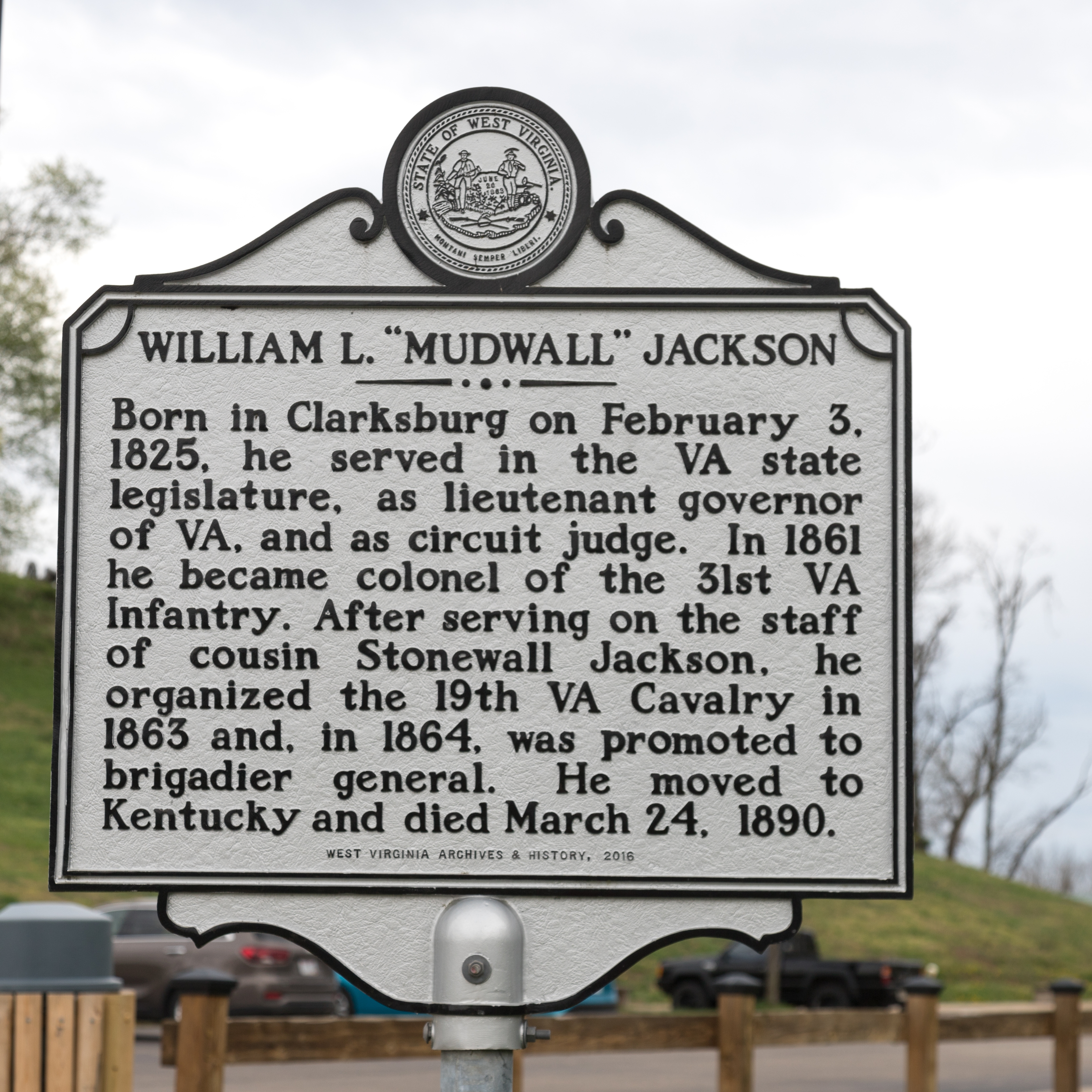 William L. “Mudwall” Jackson Marker