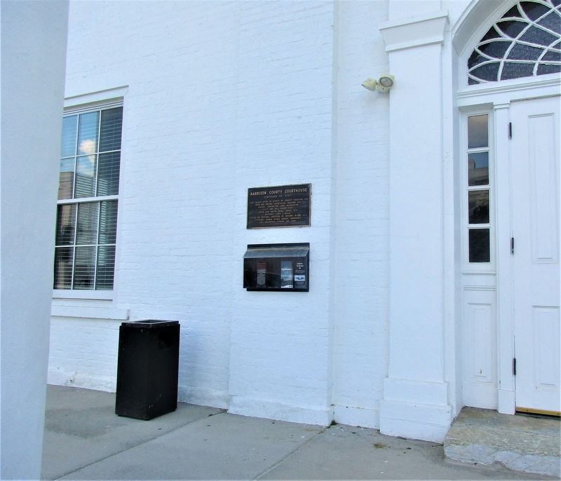 Harrison County Courthouse Marker image. Click for full size.