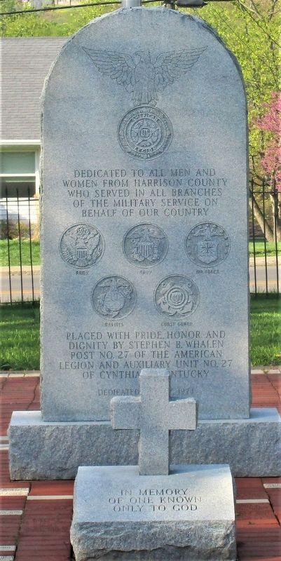 Harrison County Veterans Memorial image. Click for full size.