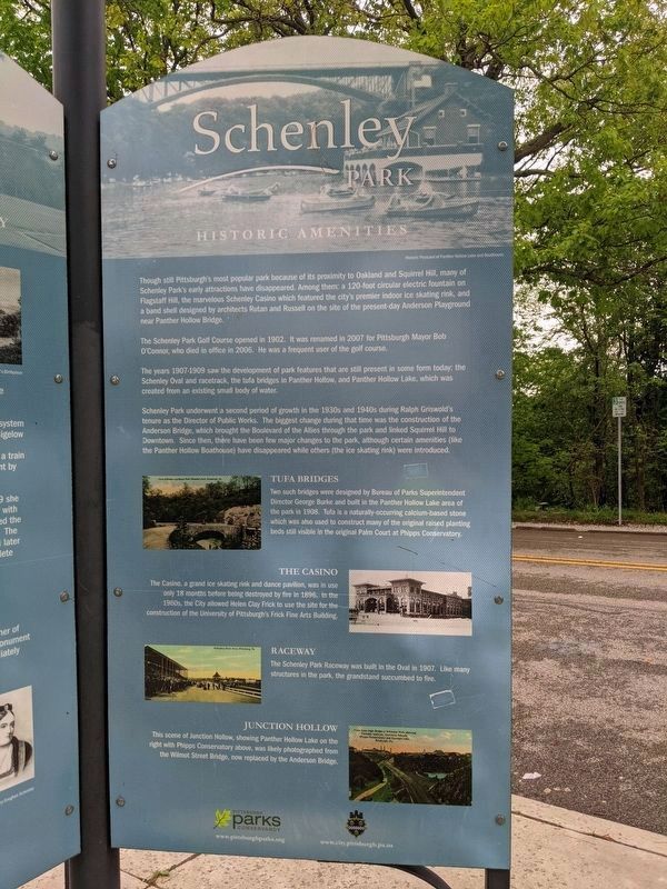 Historic Amenities marker. Click for full size. Historic Amenities marker image. Click for full size.