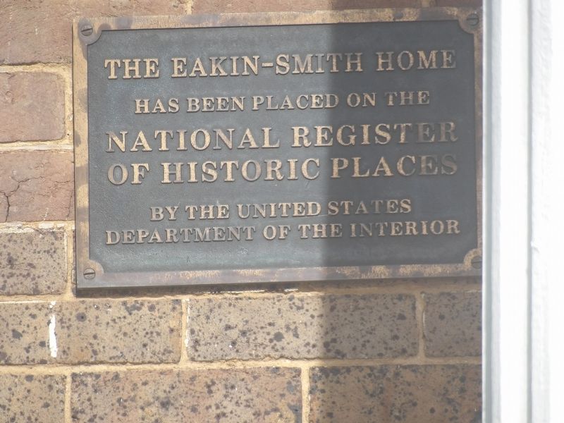 The Eakin-Smith Home Marker image. Click for full size.