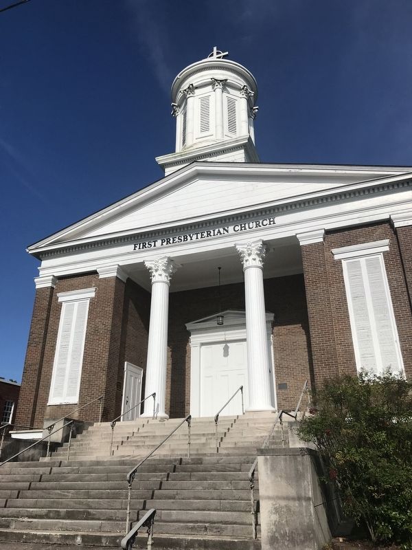 First Presbyterian Church Marker image. Click for full size.