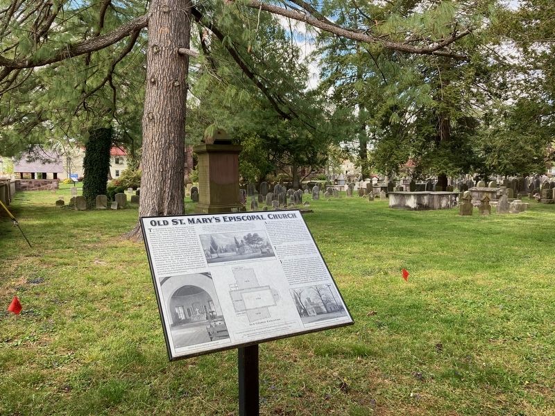 Old St. Mary's Church Marker image. Click for full size.