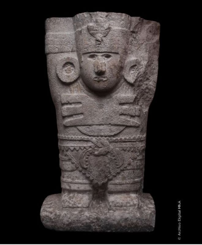 Atlante from Chichn Itz, Yucatn image. Click for full size.