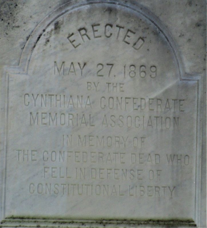 Cynthiana Confederate Memorial image. Click for full size.
