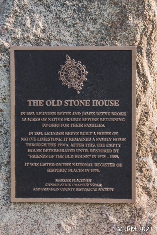 The Old Stone House Marker image. Click for full size.